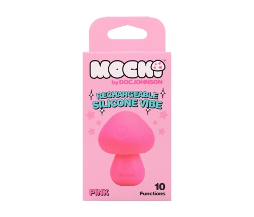 Doc Johnson Mushroom Vibe Rechargeable Silicone Massager Pink