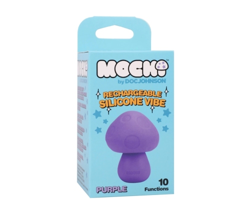 CalExotics Mushroom Vibe Silicone Rechargeable Mini Massager Purple