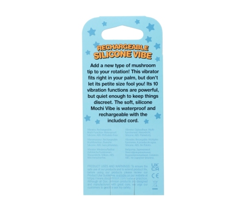 CalExotics Mushroom Vibe Silicone Rechargeable Mini Massager Purple