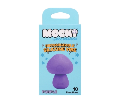 CalExotics Mushroom Vibe Silicone Rechargeable Mini Massager Purple