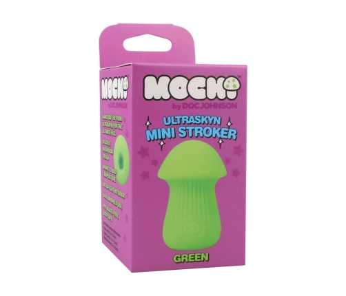 Doc Johnson ULTRASKYN Mini Intimate Machine Green King Mushroom Design