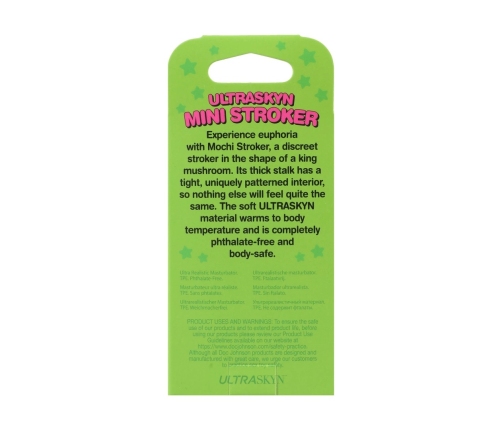 Doc Johnson ULTRASKYN Mini Intimate Device Yellow King Mushroom Design