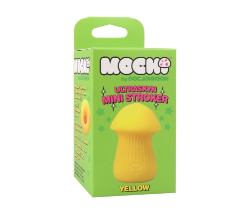 Doc Johnson ULTRASKYN Mini Intimate Device Yellow King Mushroom Design