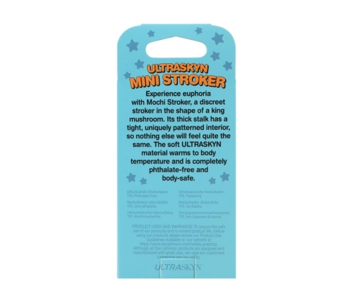 Doc Johnson ULTRASKYN Mini Mochi Intimate Device Purple Compact Design