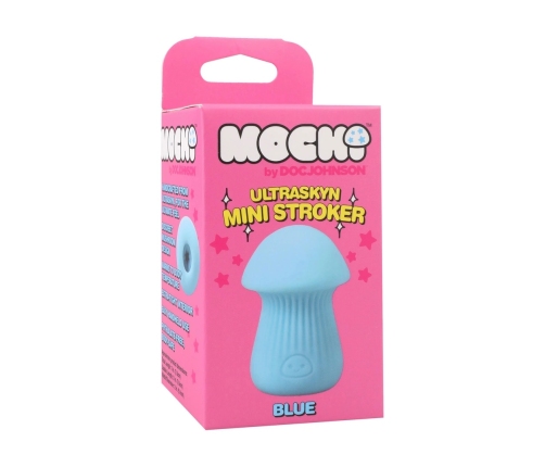 Doc Johnson ULTRASKYN Mini Intimate System Blue - King Mushroom Shape
