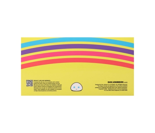 Doc Johnson Mushroom Vibe Set 12pcs - Rechargeable Silicone, Display Pack