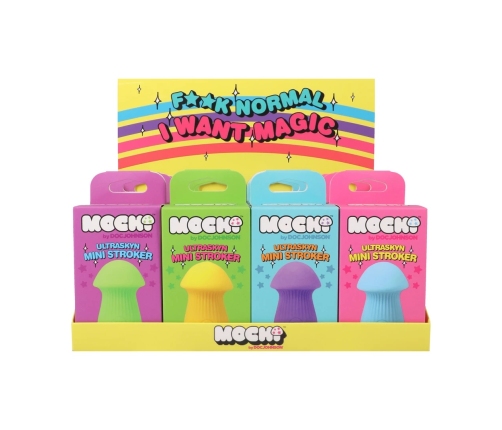 Doc Johnson Mochi Stroker Display 12pcs ULTRASKYN King Mushroom Shape
