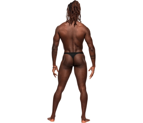 Micro V Thong - L/XL - Black
