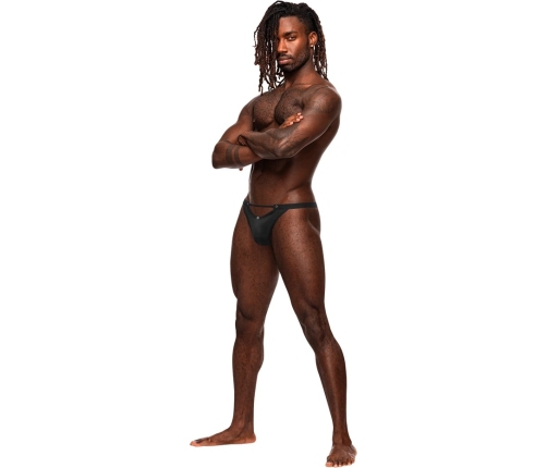 Micro V Thong - L/XL - Black