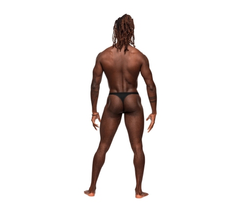 Micro V Thong - L/XL - Black