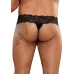 Micro Thong Pinch Back - S/M - Black