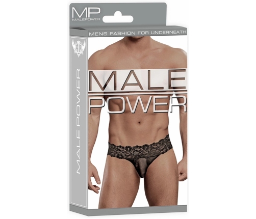 Micro Thong Pinch Back - S/M - Black
