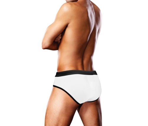 Swim Brief White Oversized Paw - L