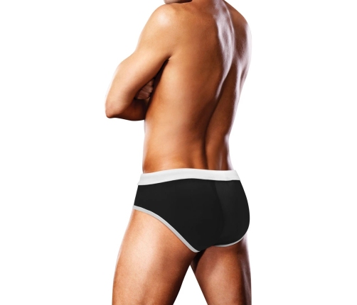 Swim Brief - Black Oversized Paw - X