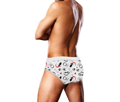 Swim Brief Puppie Print - L