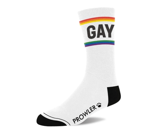 Gay Socks - White/Pride
