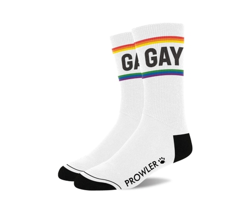 Gay Socks - White/Pride