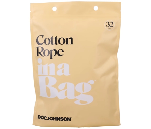Cotton Rope - 32 ft - Black