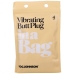 Vibrating Butt Plug - 4 / 10 cm - Black