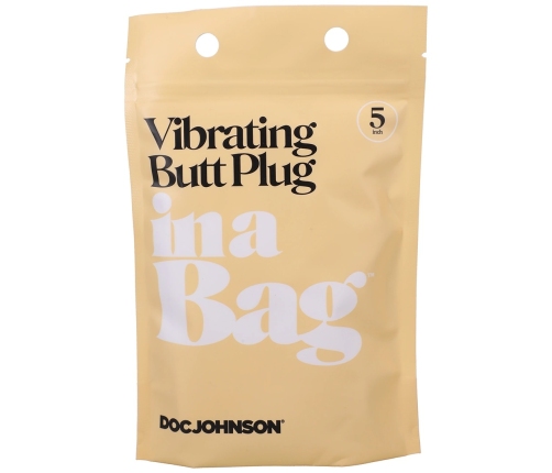 Vibrating Butt Plug - 5 / 12 cm - Black
