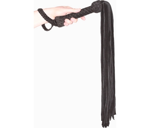 Leather Suede Flogger - Black