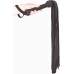 Leather Suede Flogger - Black