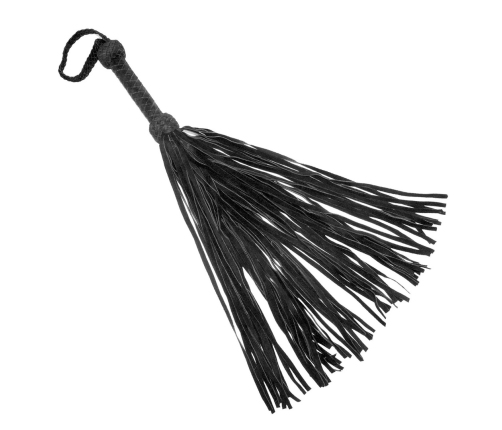Leather Suede Flogger - Black