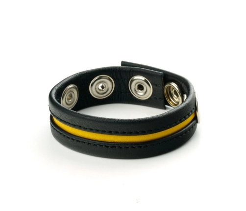 Cock Strap - Black/Yellow