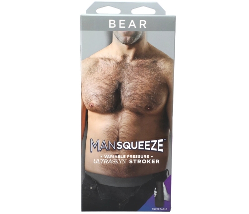 Doc Johnson Man Squeeze Bear ULTRASKYN Anatomical Intimate Device