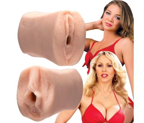 Jessie Andrews and Julia Ann - Double Pocket Pussy Masturbator