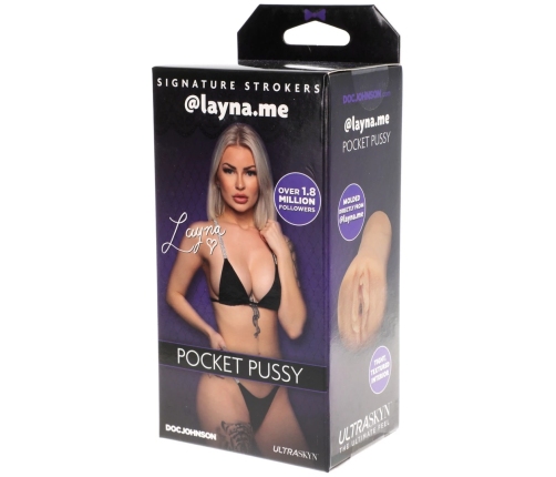 Doc Johnson ULTRASKYN Layna Signature Compact Intimate Stroker Beige