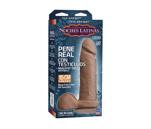 Realistic ULTRASKYN Cock with Balls - 6 / 15 cm