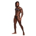 Aries - Imitation Leather Harness - One Size - Black/Blue
