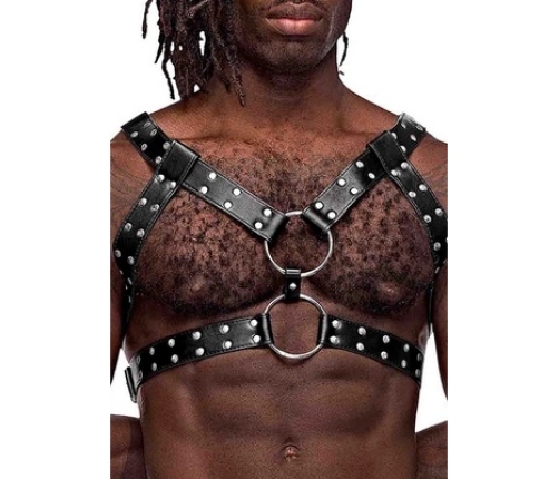 Gemini - Imitation Leather Harness - One Size - Black