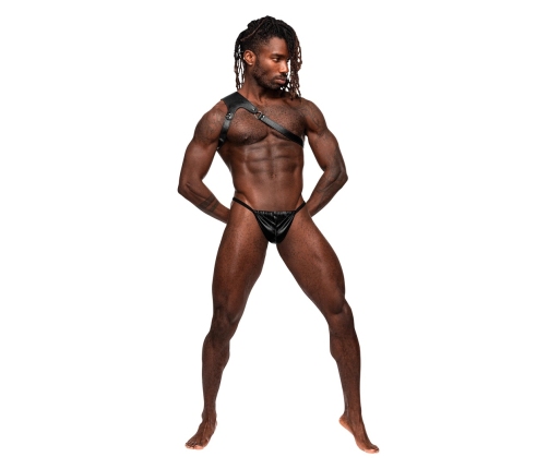 Zodiac - Imitation Leather Shoulder Harness - One Size - Black