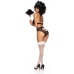 Mapale French Maid Costume Set L - Elegant Black & White Outfit