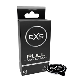 EXS Pull Non-Latex Condoms 6-Pack | Hypoallergenic & Ultra-Thin Design