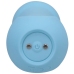Euphoria - Rechargeable Silicone Wand Vibe - Blue