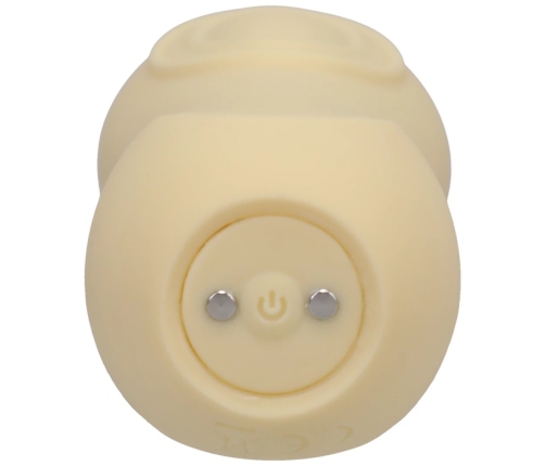Sol - Rechargeable Silicone Pulsating Vibe - Yellow