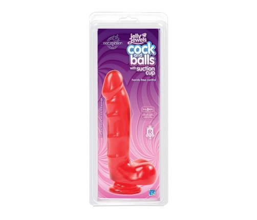 Cock and Balls with Suction Cup