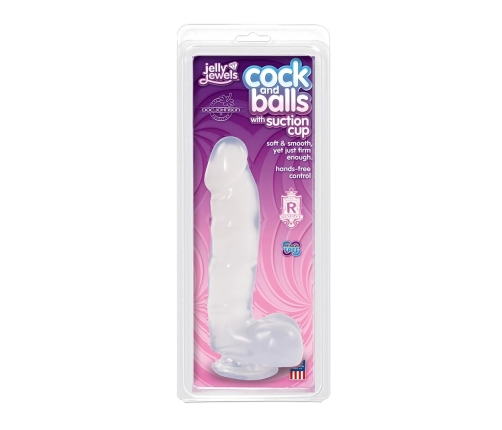 Cock and Balls with Suction Cup