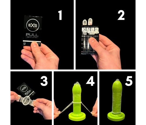 EXS Pull - Non-Latex Condoms - 72 Pieces