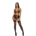 Come See Me - Mesh Lingerie Set - XL