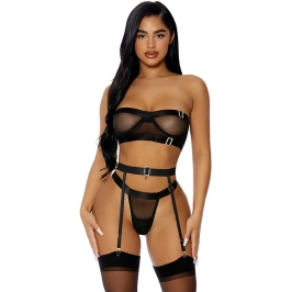 Good As Gold Lingerie Set - Lingerie Set - XL