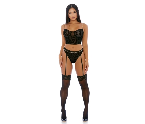 Chain Me Up - Bustier Set - L