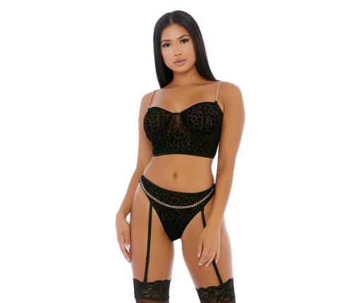 Chain Me Up - Bustier Set - L