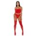 Sheer Intimacy - Mesh Bustier Set - S
