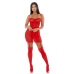 Sheer Intimacy - Mesh Bustier Set - L