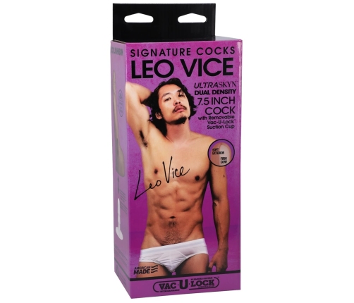 Leo Vice - ULTRASKYN - with Removable Suction Cup - 6 / 15 cm - Caramel