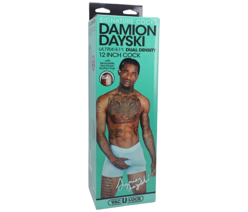 Damion Dayski - Realistic ULTRASKYN Dildo - 12 / 30 cm - Chocolate